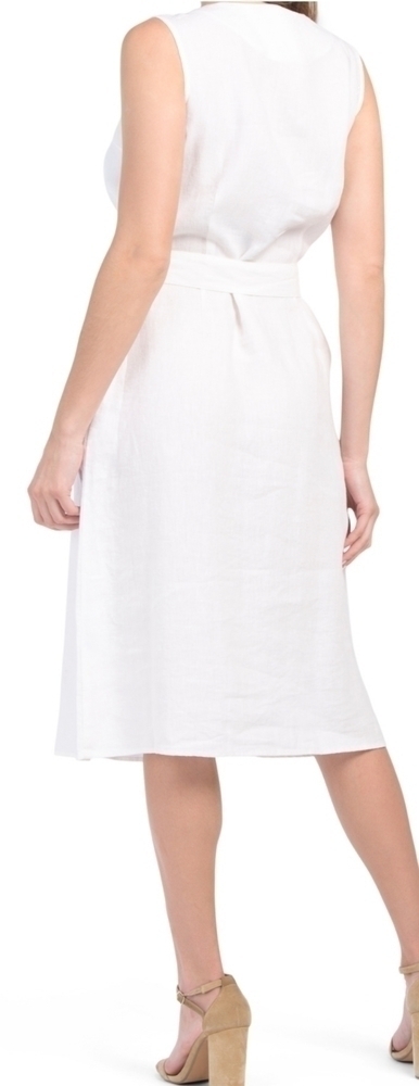 J MCLaughlin linen blend Bettina Dress - Picture 3 of 15